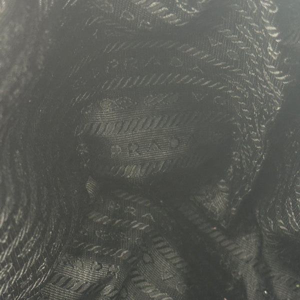 Prada Nylon Backpack - Black with Gold Tone Hardware