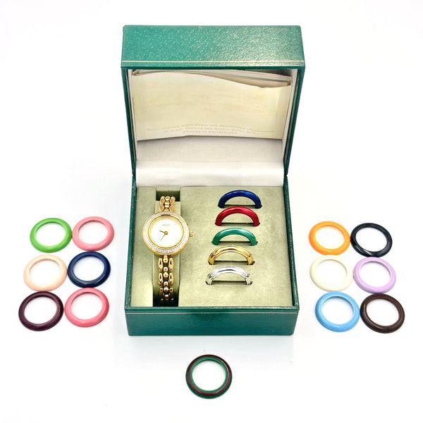 Gucci Watch with Interchangeable Bezels