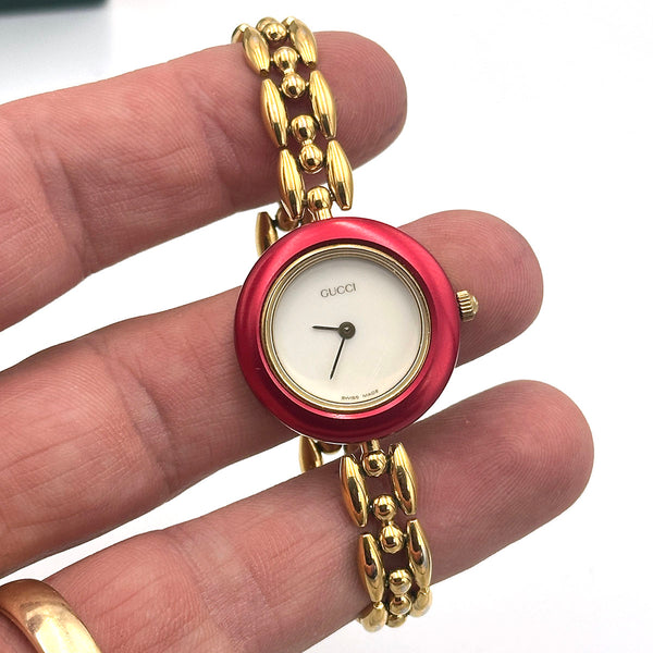 Gucci Watch with Interchangeable Bezels