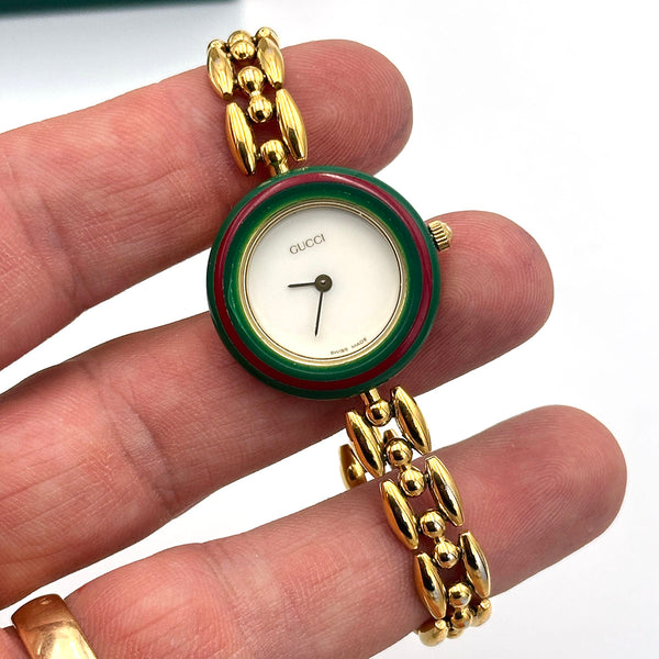 Gucci Watch with Interchangeable Bezels