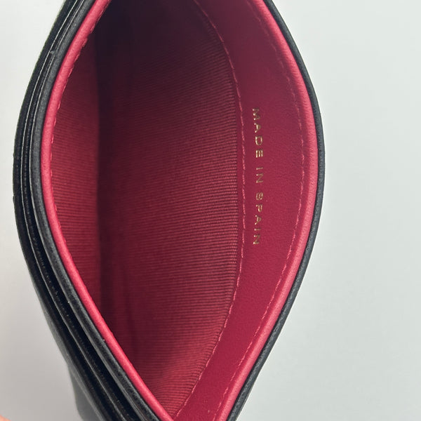 Chanel 19 Quilted Leather Card Holder - Black