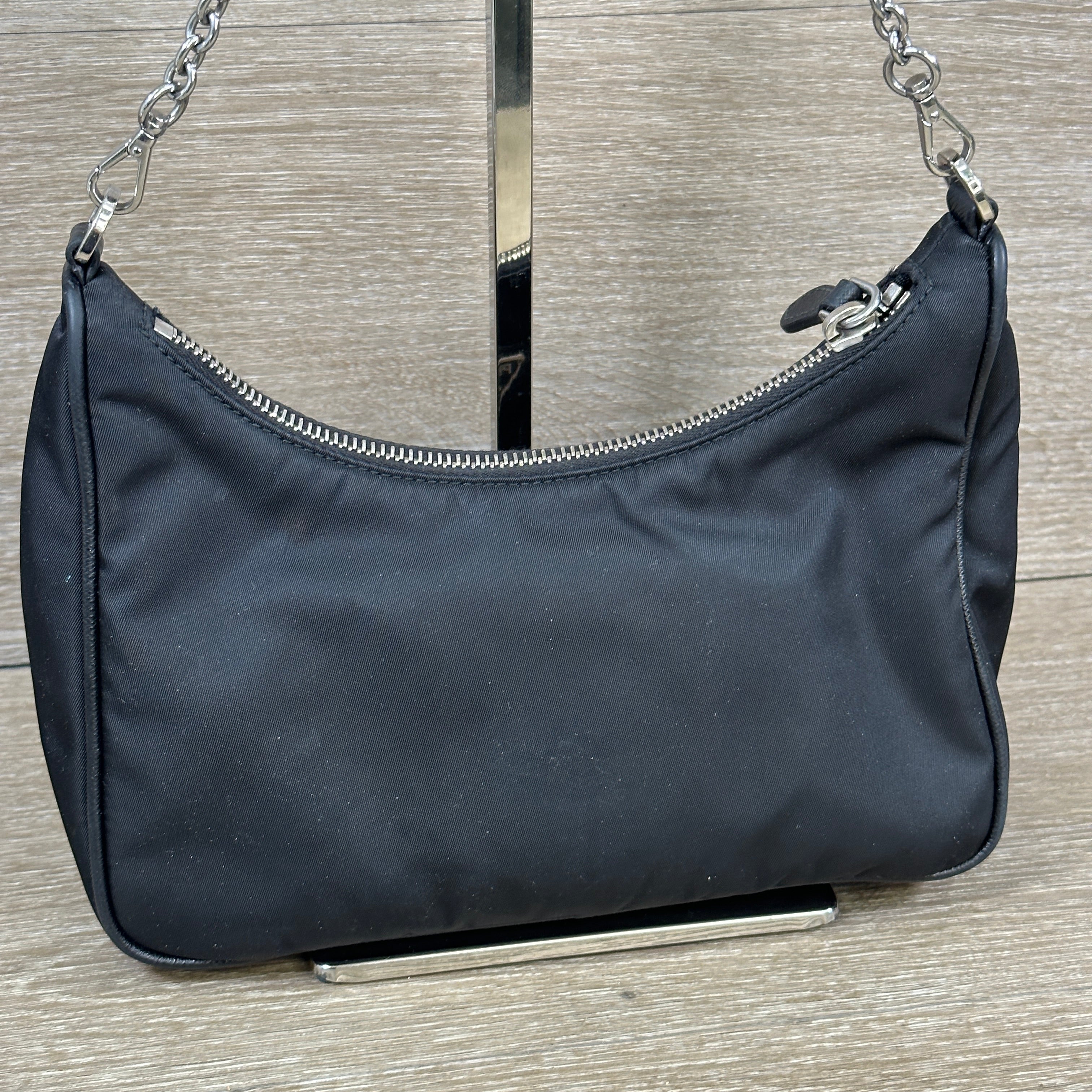 Black - Leather - Nylon - Bag - PRADA - Bag - womens prada