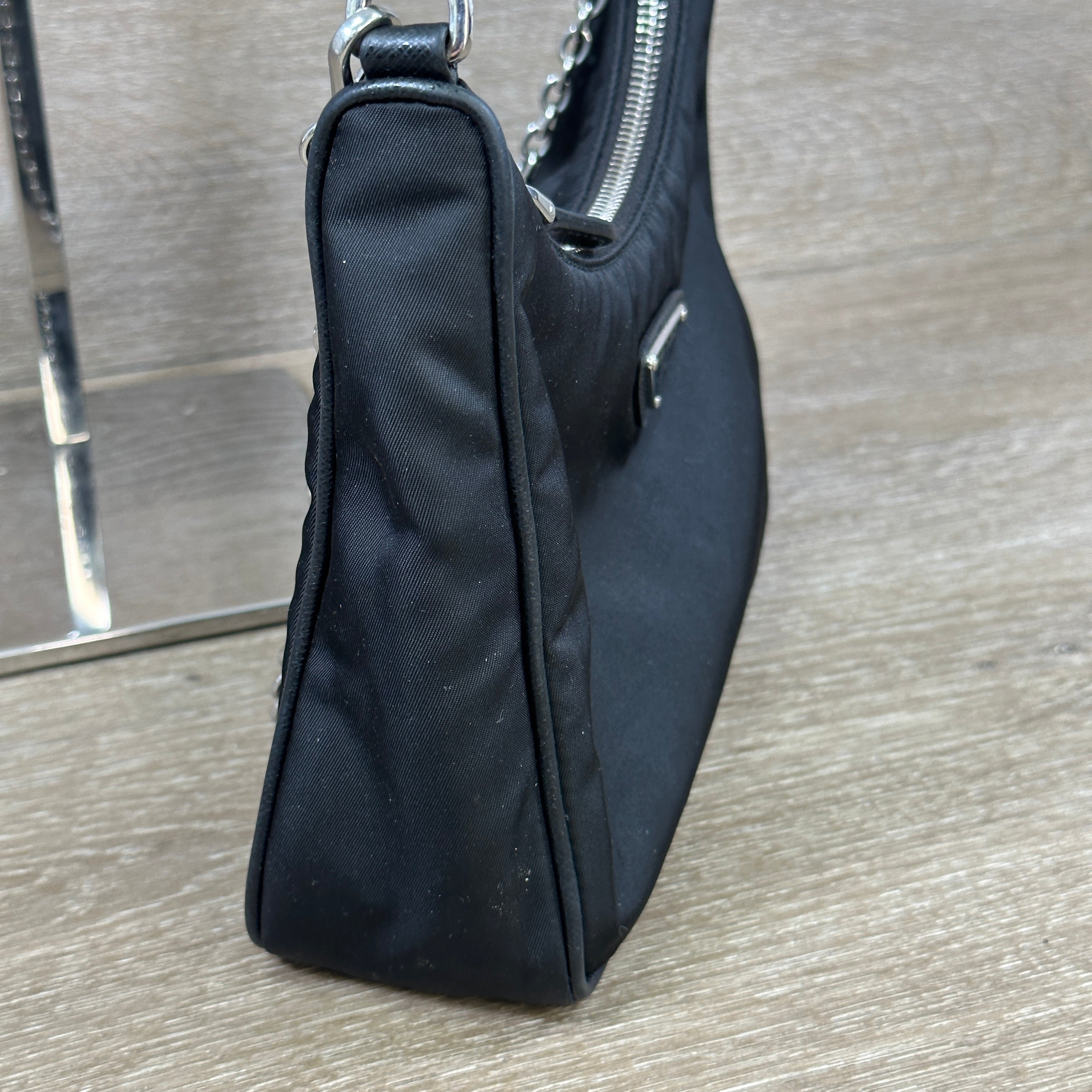 PRADA Re-Edition 2005 bag in Re-Nylon with Strap