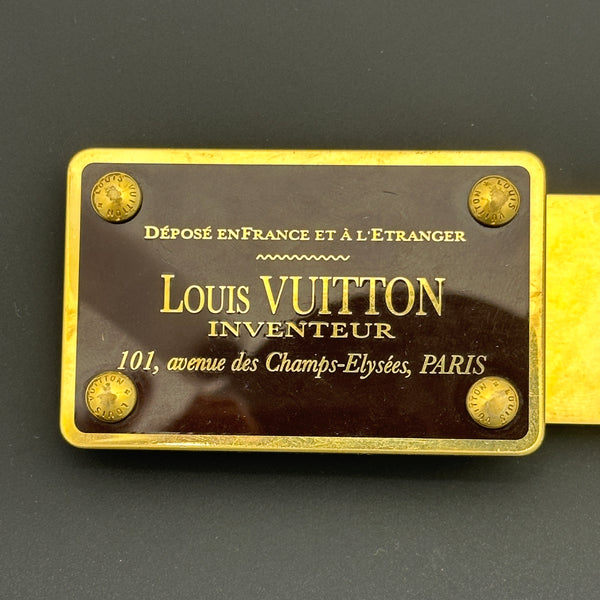 Louis Vuitton Inventeur Reversible Belt - Damier Ebene