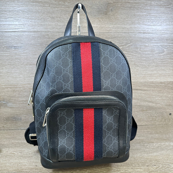 Gucci Ophidia Small Backpack Stripe - Black - Chicago Pawners & Jewelers