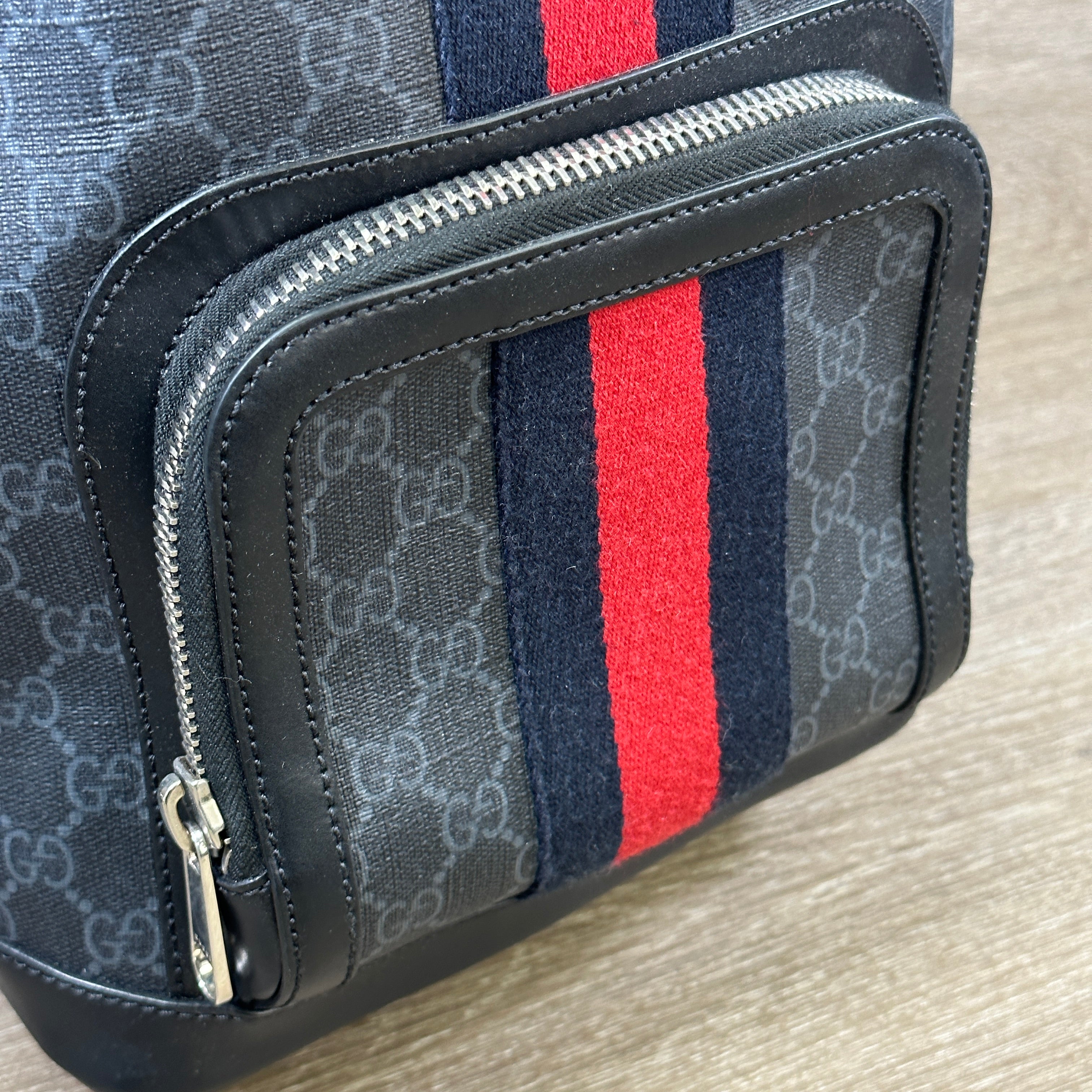 Gucci Ophidia Small Backpack Stripe - Black – Chicago Pawners