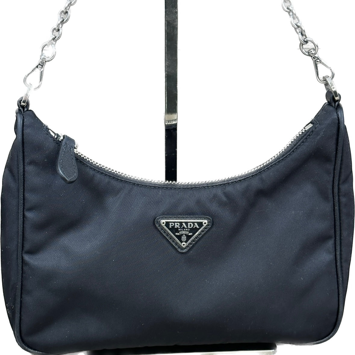 Prada Re-edition 2005 Nylon Bag in Black