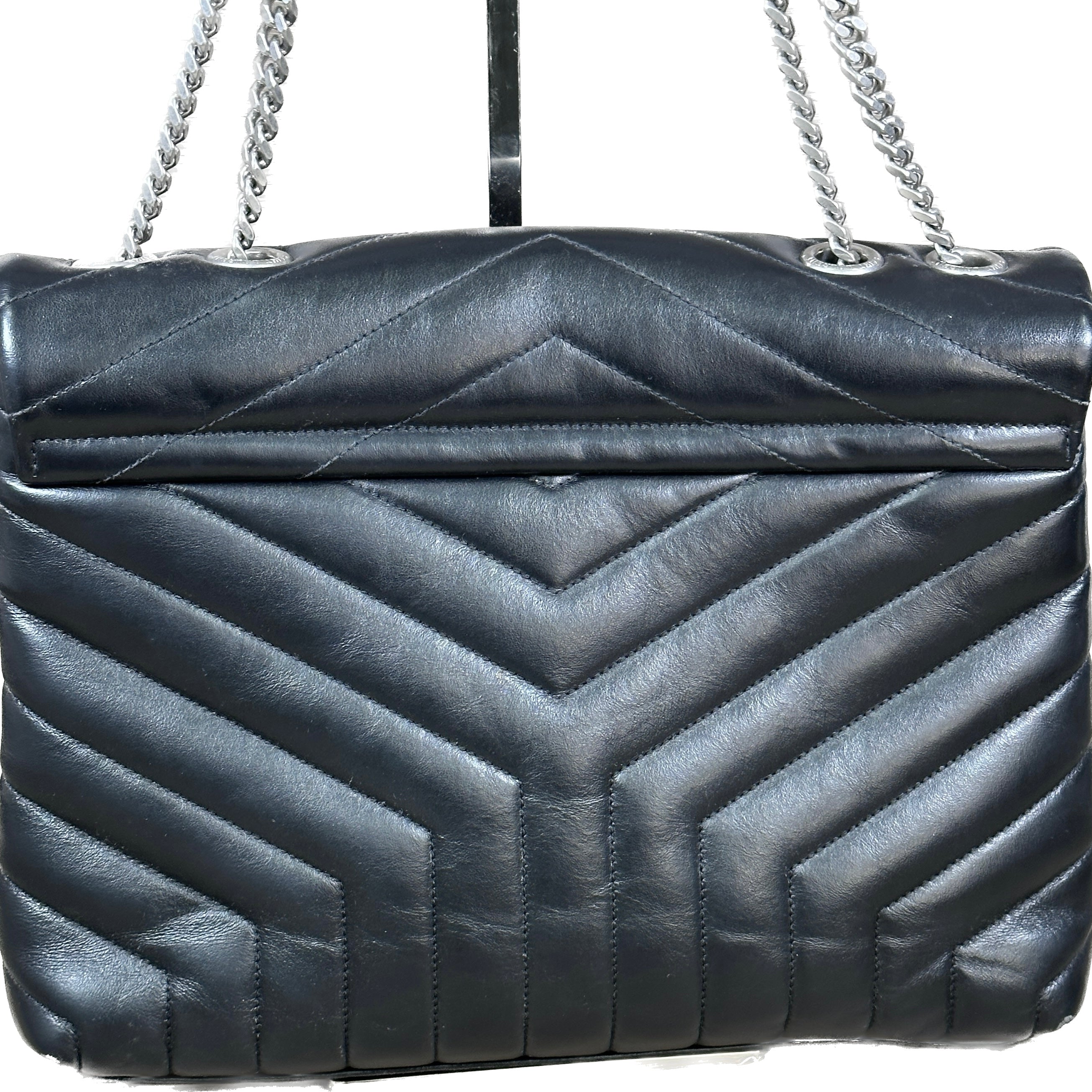 Loulou Small YSL Quilted Calfskin Flap Shoulder Bag
