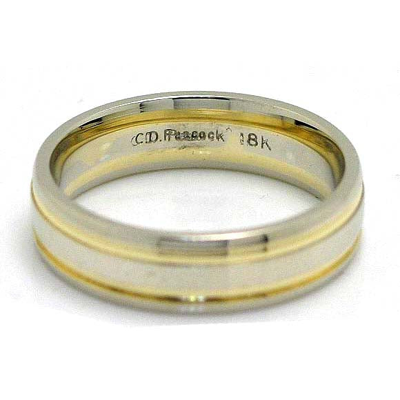 C.D. Peacock 18KT White Gold Wedding Band - Chicago Pawners & Jewelers