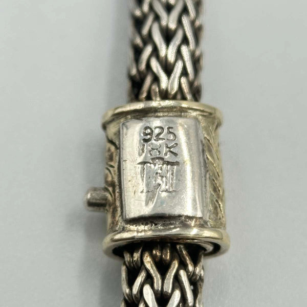 John Hardy Classic Chain Kali Lava Slider Necklace - Sterling Silver and Yellow Gold