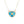 Judith Ripka Rhapsody Turqouise & Diamond Heart Necklace - Chicago Pawners & Jewelers