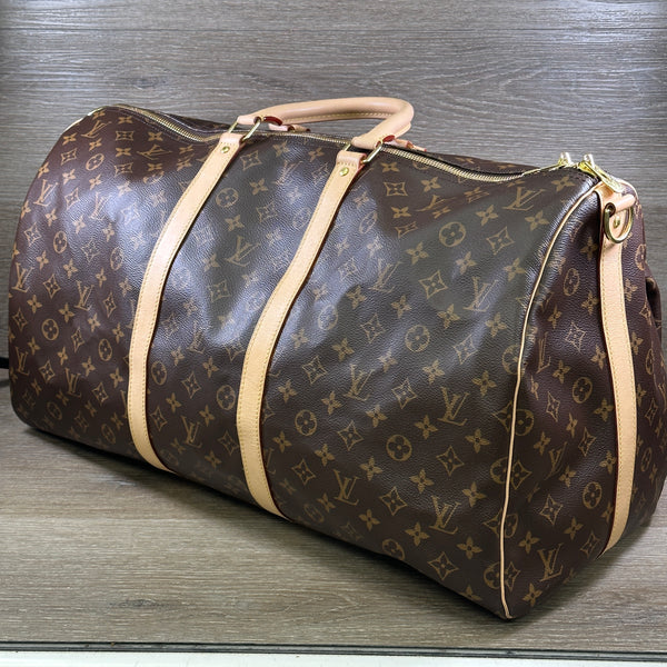 Louis Vuitton Keepall Bandoulière 55 Monogram - Chicago Pawners & Jewelers