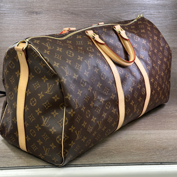 Louis Vuitton Keepall Bandoulière 55 Monogram - Chicago Pawners & Jewelers