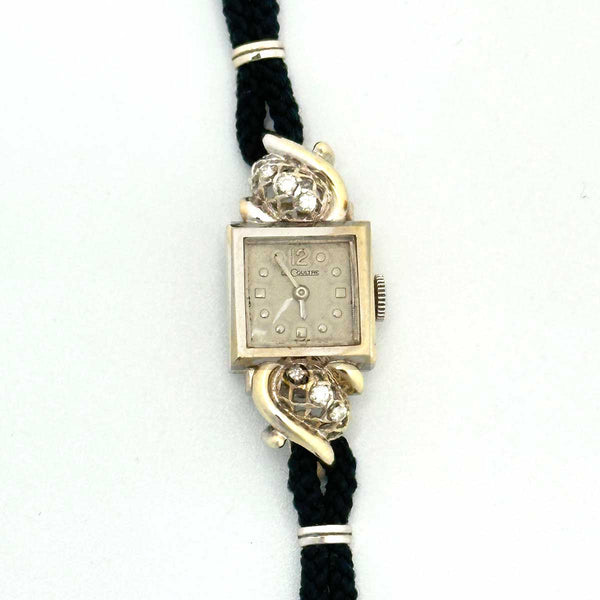 Ladies LeCoultre Watch - 18k White Gold, Diamonds - 1940s
