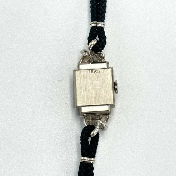 Ladies LeCoultre Watch - 18k White Gold, Diamonds - 1940s