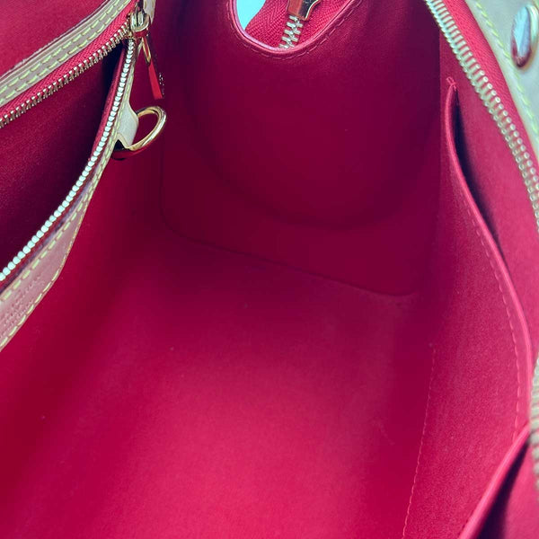 Louis Vuitton Brea MM Red Monogram Vernis