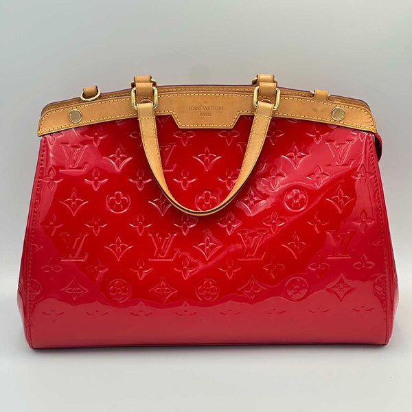 Louis Vuitton Brea MM Red Monogram Vernis