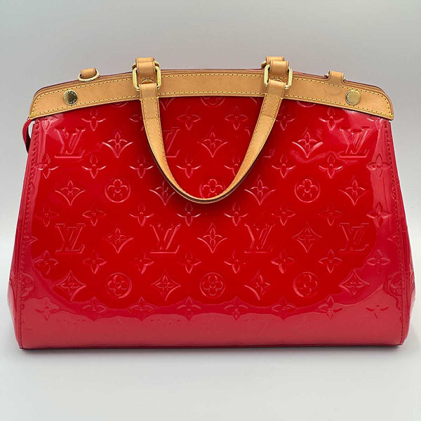 Louis Vuitton Brea MM Red Monogram Vernis
