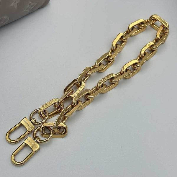 Louis Vuitton Coussin PM Monogram Embossed Shoulder Bag Grey