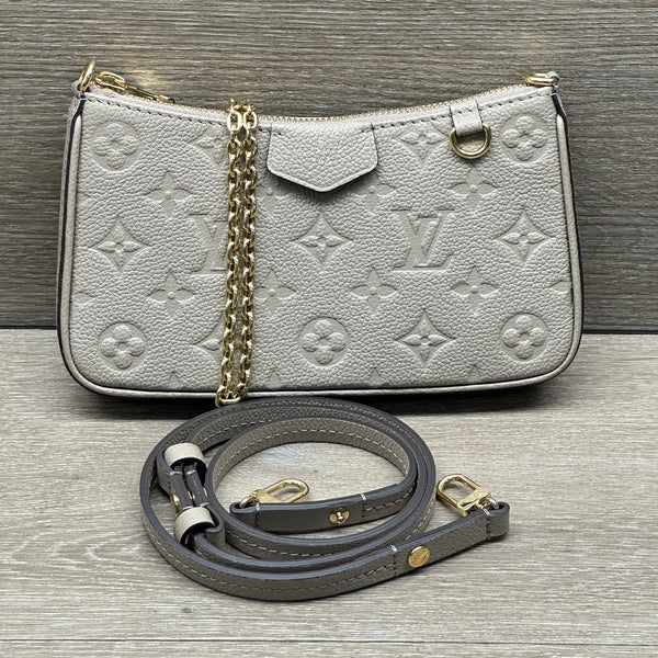 Louis Vuitton Easy Pouch on Strap Monogram Empreinte - Turtledove