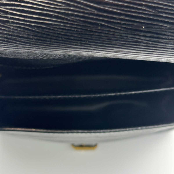 Louis Vuitton Epi Cartouchiere MM Black Shoulder Bag