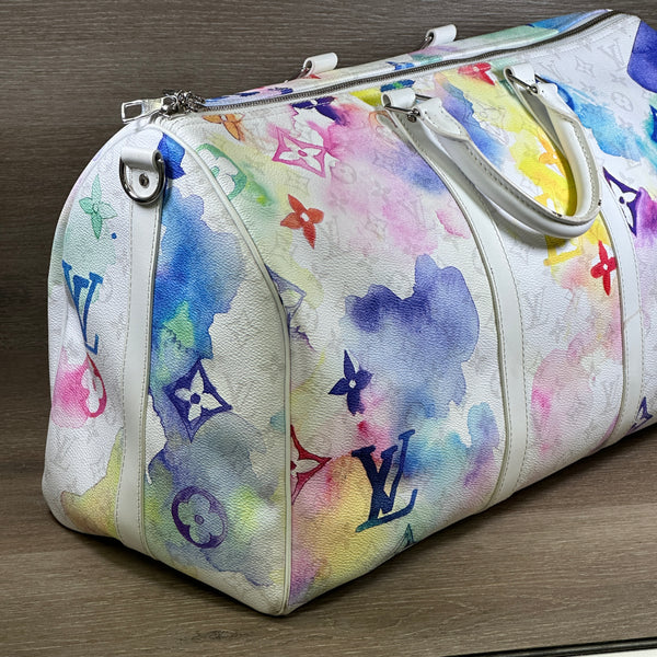 Louis Vuitton Keepall Bandoulière 50 - Monogram Watercolor Multicolor
