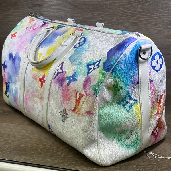 Louis Vuitton Keepall Bandoulière 50 - Monogram Watercolor Multicolor