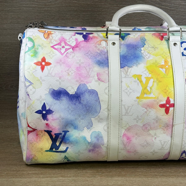 Louis Vuitton Keepall Bandoulière 50 - Monogram Watercolor Multicolor