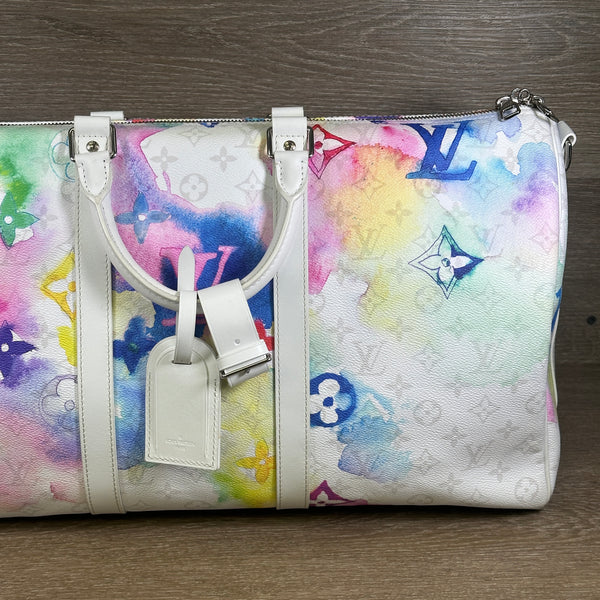 Louis Vuitton Keepall Bandoulière 50 - Monogram Watercolor Multicolor