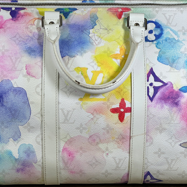 Louis Vuitton Keepall Bandoulière 50 - Monogram Watercolor Multicolor