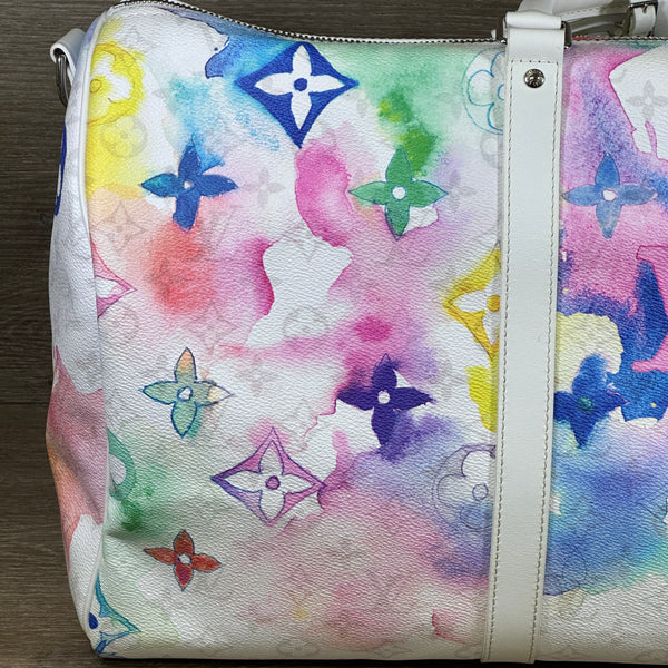Louis Vuitton Keepall Bandoulière 50 - Monogram Watercolor Multicolor