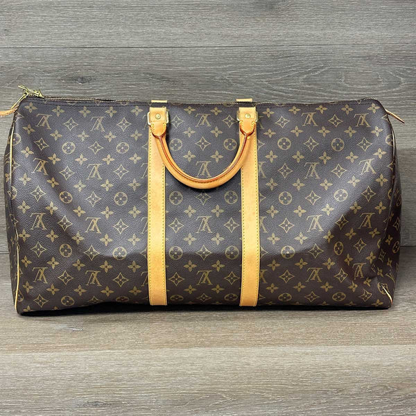 Louis Vuitton Monogram Keepall 55 Duffle Bag