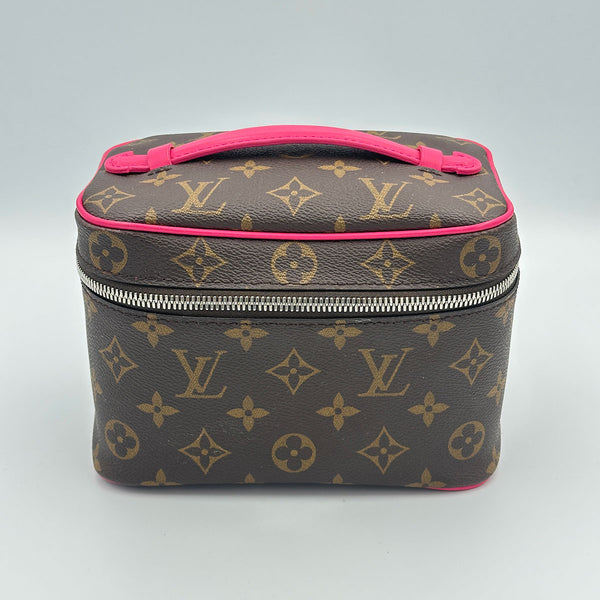 Louis Vuitton Monogram Macassar Nice Mini Vanity Case - Pondichery Pink