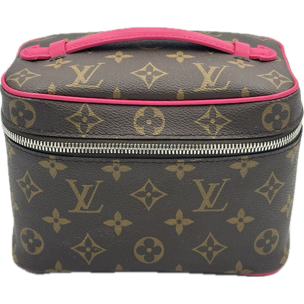 Louis Vuitton Monogram Macassar Nice Mini Vanity Case - Pondichery Pink