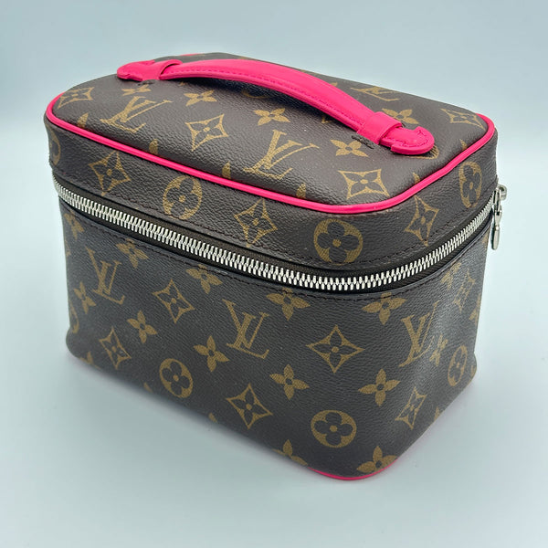 Louis Vuitton Monogram Macassar Nice Mini Vanity Case - Pondichery Pink