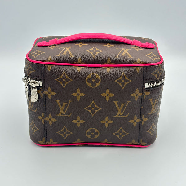 Louis Vuitton Monogram Macassar Nice Mini Vanity Case - Pondichery Pink