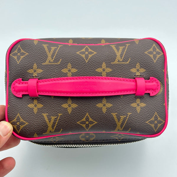 Louis Vuitton Monogram Macassar Nice Mini Vanity Case - Pondichery Pink