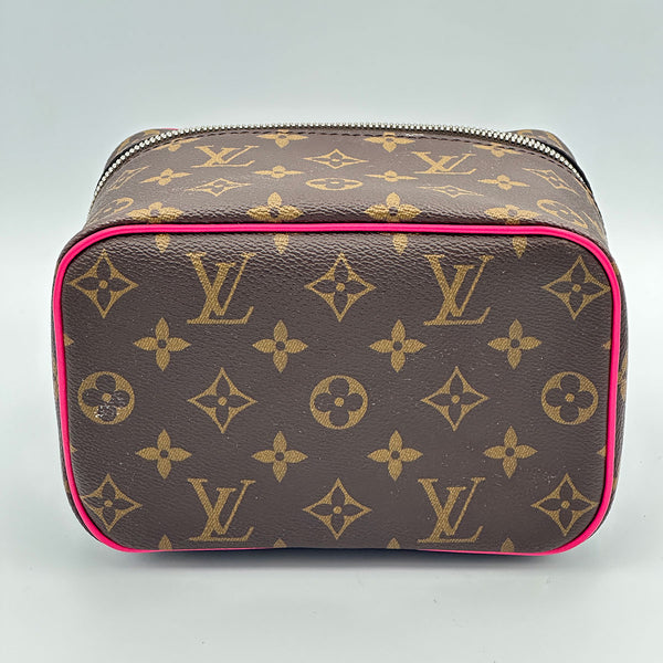 Louis Vuitton Monogram Macassar Nice Mini Vanity Case - Pondichery Pink