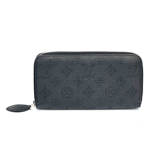 Louis Vuitton Monogram Mahina Zippy Wallet - Black