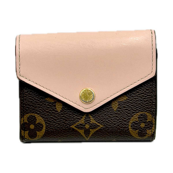 Louis Vuitton Monogram Zoe Wallet Rose Ballerine