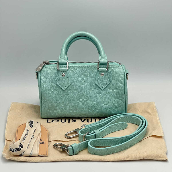 Louis Vuitton Nano Speedy Empreinte Pearly Lagoon