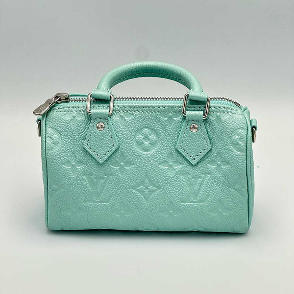 Louis Vuitton Nano Speedy Empreinte Pearly Lagoon