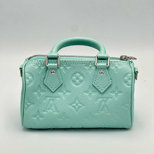 Louis Vuitton Nano Speedy Empreinte Pearly Lagoon