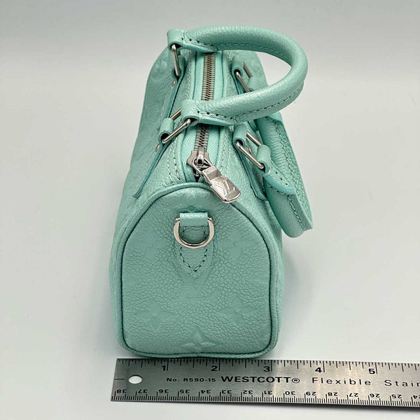 Louis Vuitton Nano Speedy Empreinte Pearly Lagoon