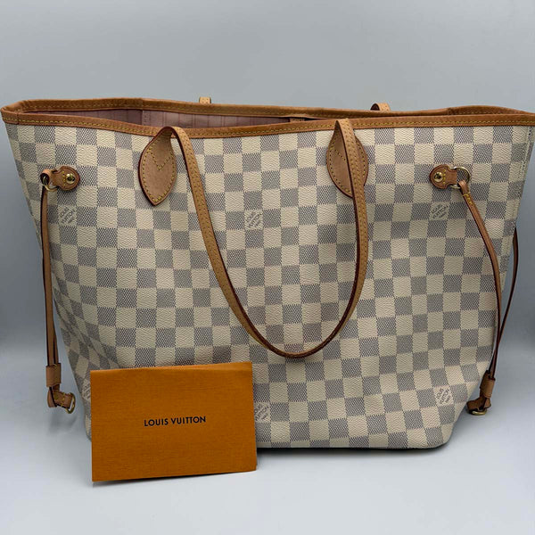 Louis Vuitton Neverfull Damier Azur - MM - Rose Ballerine