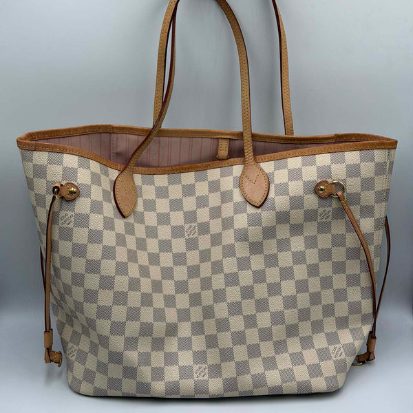 Louis Vuitton Neverfull Damier Azur - MM - Rose Ballerine