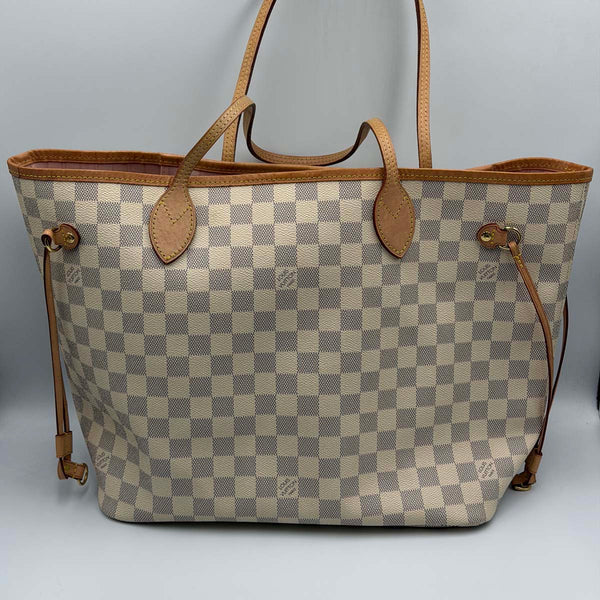 Louis Vuitton Neverfull Damier Azur - MM - Rose Ballerine