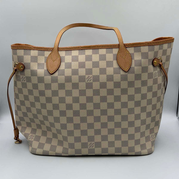 Louis Vuitton Neverfull Damier Azur - MM - Rose Ballerine