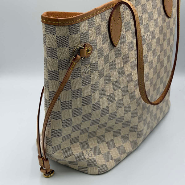 Louis Vuitton Neverfull Damier Azur - MM - Rose Ballerine