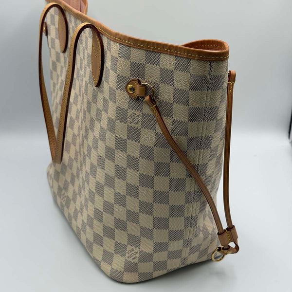 Louis Vuitton Neverfull Damier Azur - MM - Rose Ballerine